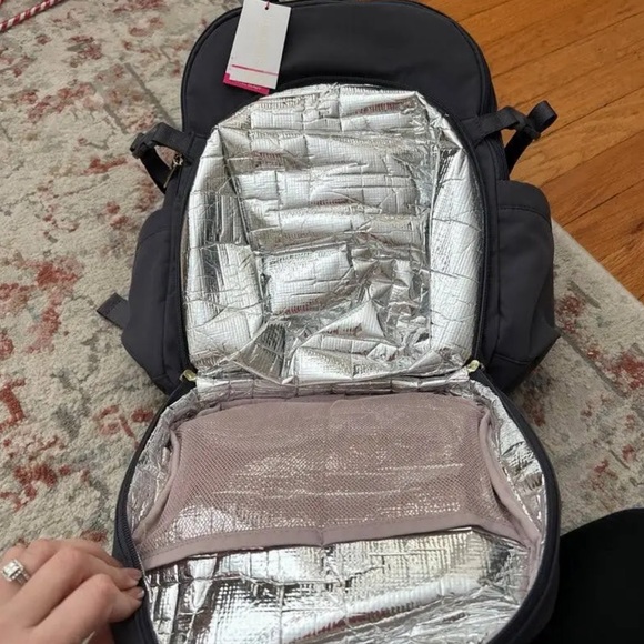 Isaac Mizrahi Backpack GREY Tik Tok Stanley Bag - Picture 3 of 5